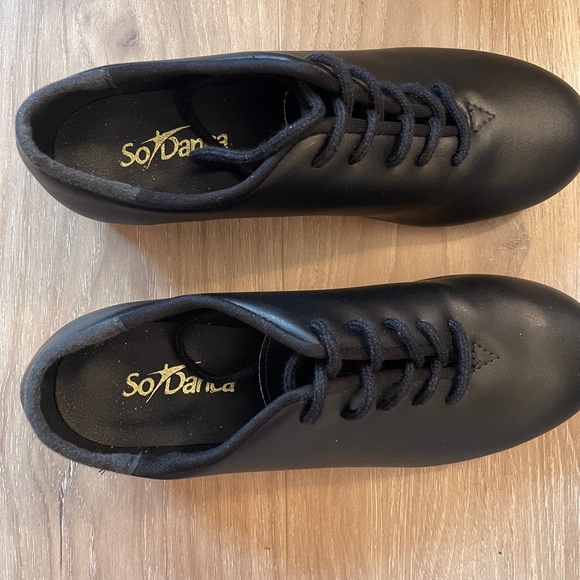 So Danca‎ black tap shoes lace ups never worn no tags - Picture 3 of 5